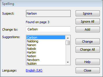Проверка орфографии в Infix Pro PDF Editor